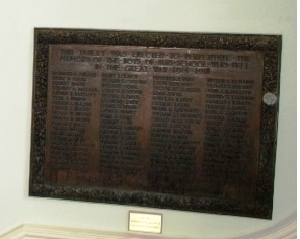 Oxford High School War Memorial